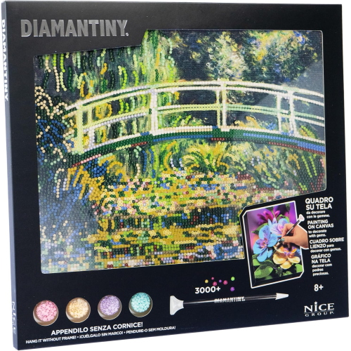 NICE - DIAMANTINY QUADRO NINFEE BIANCHE
