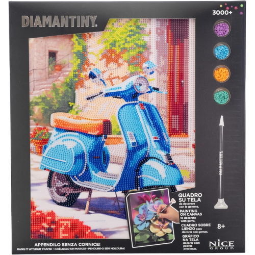 NICE - DIAMANTINY QUADRO RETRO MOTORCYCLE
