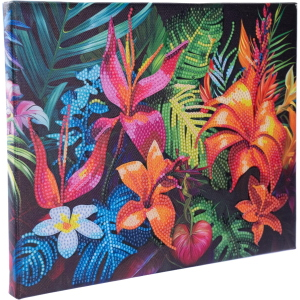 NICE - DIAMANTINY QUADRO TROPICAL FLOWERS