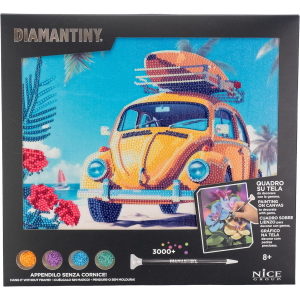 NICE - DIAMANTINY QUADRO TROPICAL FLOWERS