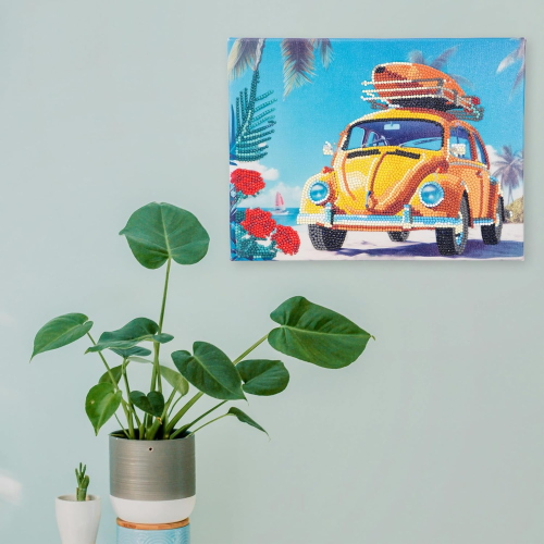 NICE - DIAMANTINY QUADRO TROPICAL FLOWERS