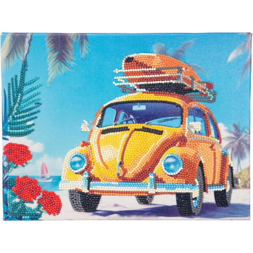 NICE - DIAMANTINY QUADRO TROPICAL FLOWERS