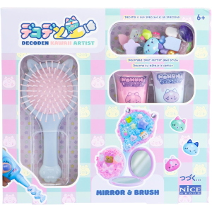 DECODEN MIRROR AND BRUSH