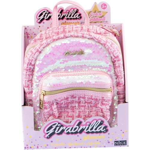 GIRABRILLA - TWEED BACKPACK - ZAINETTO IN TESSUTO