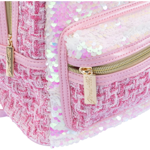 GIRABRILLA - TWEED BACKPACK - ZAINETTO IN TESSUTO