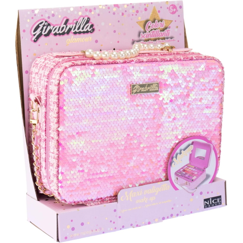 GIRABRILLA - MAXI VALIGETTA MAKE UP PINK