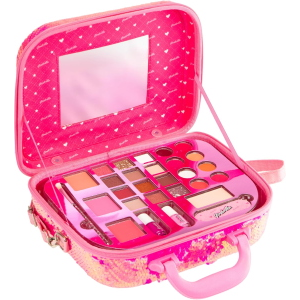GIRABRILLA - VALIGETTA MAKE UP MAGENTA-SILVER