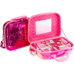 GIRABRILLA - VALIGETTA MAKE UP MAGENTA-SILVER