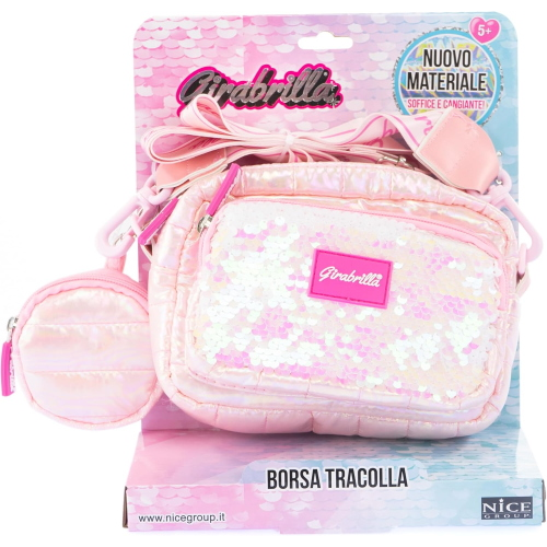 GIRABRILLA - PUFFER BORSA POCHETTE PINK