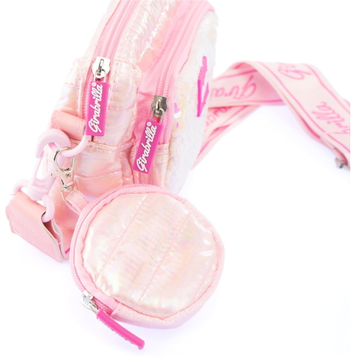 GIRABRILLA - PUFFER BORSA POCHETTE PINK