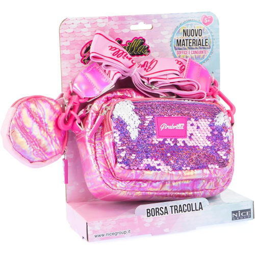 GIRABRILLA - PUFFER BORSA POCHETTE MAGENTA