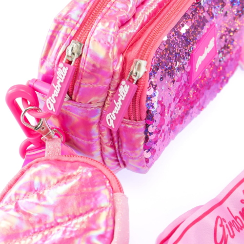 GIRABRILLA - PUFFER BORSA POCHETTE MAGENTA