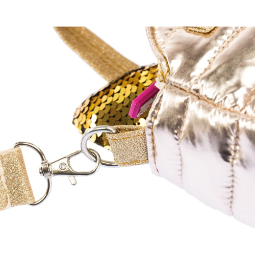 GIRABRILLA - PUFFER PETS BAG GOLD