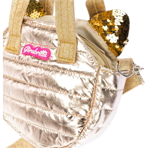 GIRABRILLA - PUFFER PETS BAG GOLD
