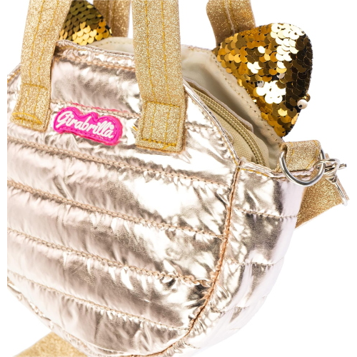 GIRABRILLA - PUFFER PETS BAG GOLD