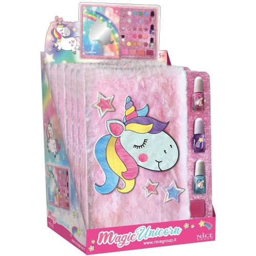 MAGIC UNICORNO MAKE UP BOOK CON SPECCHIERA