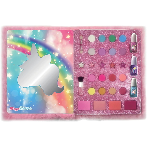 MAGIC UNICORNO MAKE UP BOOK CON SPECCHIERA