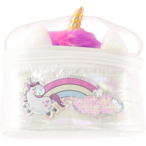 GIRABRILLA - PUFFER UNICORN BEAUTY CASE WHITE
