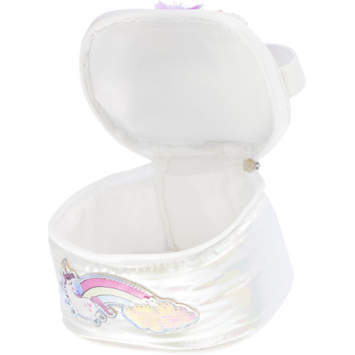 GIRABRILLA - PUFFER UNICORN BEAUTY CASE WHITE