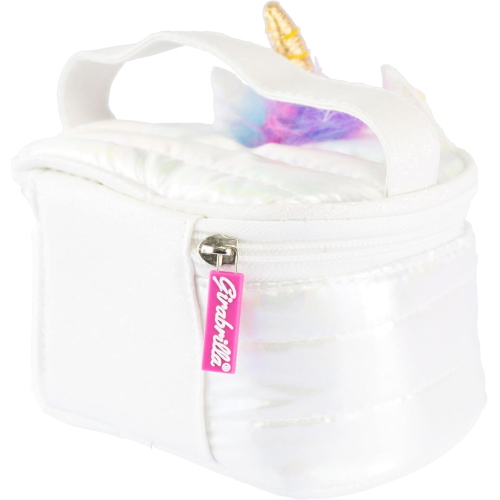 GIRABRILLA - PUFFER UNICORN BEAUTY CASE WHITE