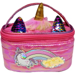 GIRABRILLA - PUFFER UNICORN BEAUTY CASE MAGENTA