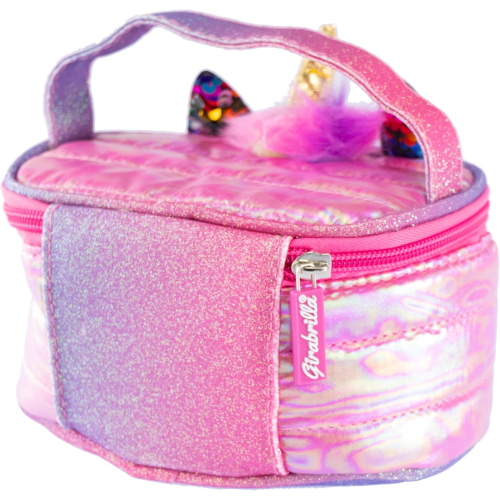 GIRABRILLA - PUFFER UNICORN BEAUTY CASE MAGENTA