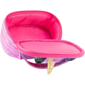 GIRABRILLA - PUFFER UNICORN BEAUTY CASE MAGENTA