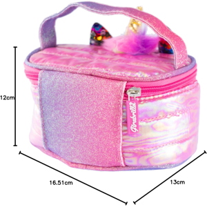GIRABRILLA - PUFFER UNICORN BEAUTY CASE MAGENTA