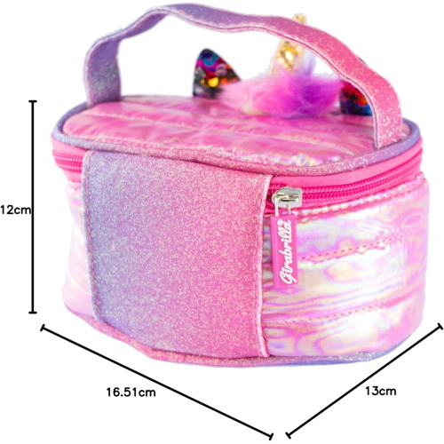 GIRABRILLA - PUFFER UNICORN BEAUTY CASE MAGENTA