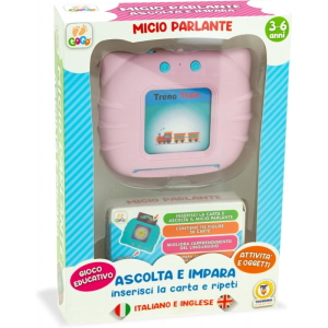 GOGO- LETTORE EDUCAT.MICIO PARLANTE BILINGUE 56 CARTE 112 FUNZ