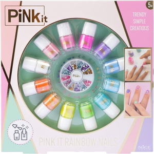 PINK IT- RAINBOW NAILS