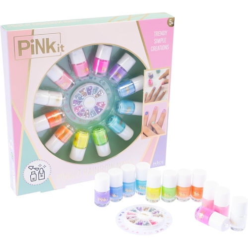 PINK IT- RAINBOW NAILS