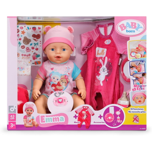 BABY BORN - EMMA CON TUTINA  43 CM