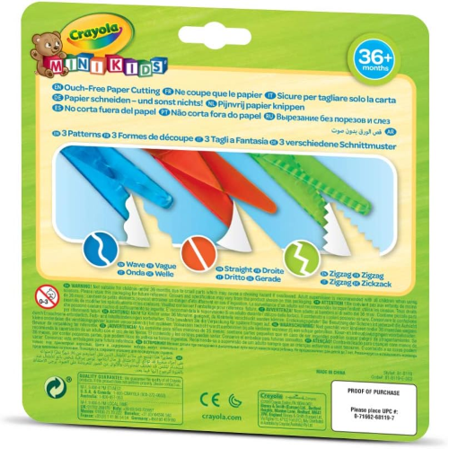 CRAY- FORBICI DI SICUREZZA 3 PZ MINI KIDS