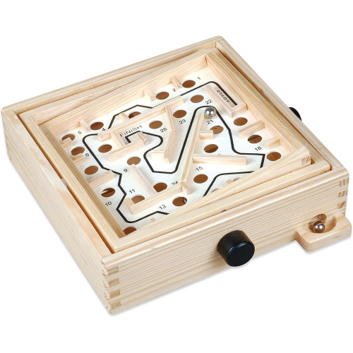LEGNO - GIOCO LABIRINTO