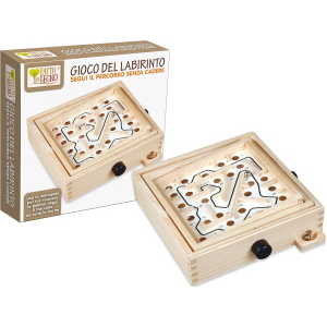 LEGNO - GIOCO LABIRINTO
