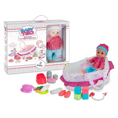 BABY TEO - BEBE´ SET CON PORTA ENFANT