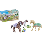 PLAY HORSES- SET 3 CAVALLI CON SELLE