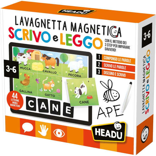 HEADU - LAVAGNETTA MAGNETICA LEGGO E SCRIVO