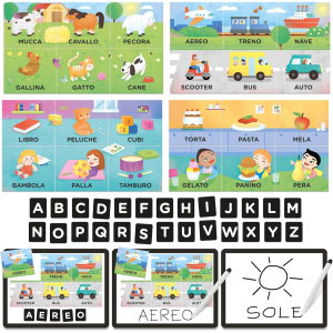 HEADU - LAVAGNETTA MAGNETICA LEGGO E SCRIVO