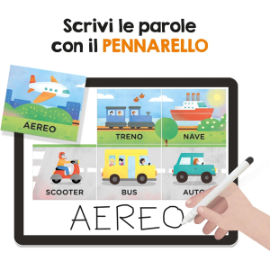 HEADU - LAVAGNETTA MAGNETICA LEGGO E SCRIVO