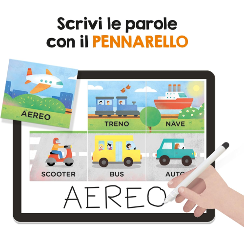 HEADU - LAVAGNETTA MAGNETICA LEGGO E SCRIVO