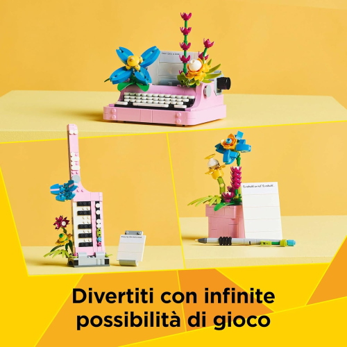 CREATOR- MACCHINA DA SCRIVERE CON FIORI