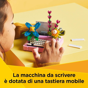 CREATOR- MACCHINA DA SCRIVERE CON FIORI