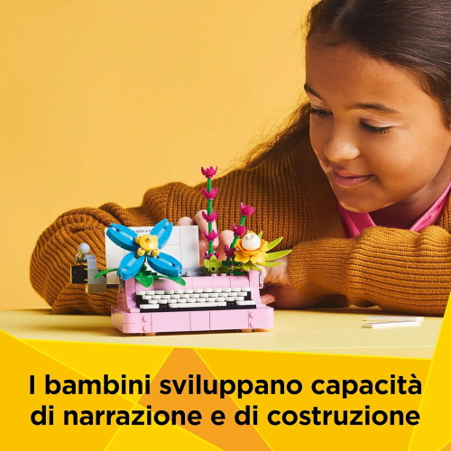 CREATOR- MACCHINA DA SCRIVERE CON FIORI