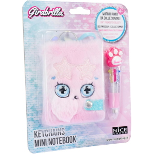 GIRABRILLA - KEYCHAINS MINI NOTEBOOK IN BLS