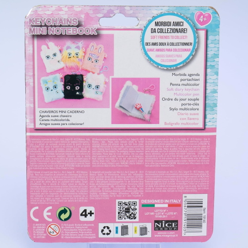 GIRABRILLA - KEYCHAINS MINI NOTEBOOK IN BLS