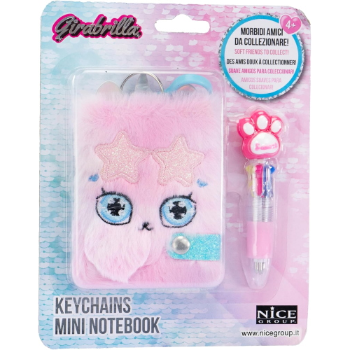 GIRABRILLA - KEYCHAINS MINI NOTEBOOK IN BLS
