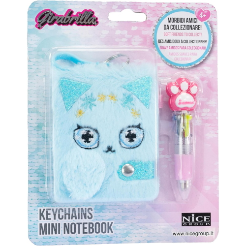 GIRABRILLA - KEYCHAINS MINI NOTEBOOK IN BLS