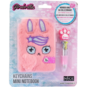 GIRABRILLA - KEYCHAINS MINI NOTEBOOK IN BLS